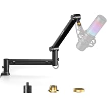Amazon | マイクアーム、Aokeo AK-58iデスクトップ薄型調整可能マイク